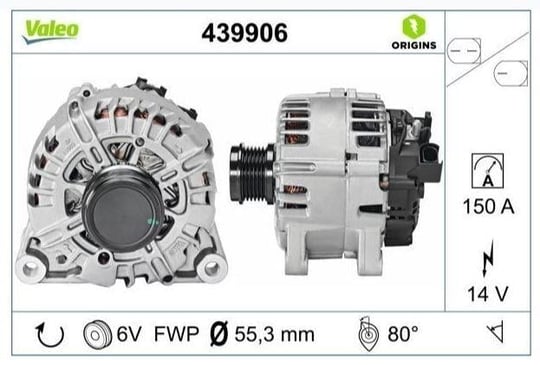 ALTERNATÖR FORD B-MAX,FİESTA VI, FOCUS III, S60