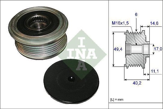 ALTERNATÖR KASNAĞI POLO A4 A6 T6 AMAROK GOLF6 1.6 2.0 TDI CAGA CDCA CLHA CLHB