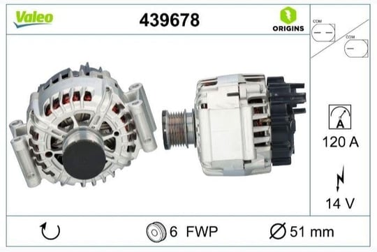 ALTERNATÖR MERCEDES C M271