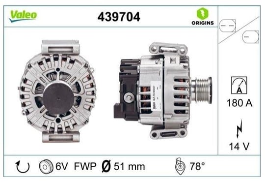 ALTERNATÖR MERCEDES E OM651 MOT.