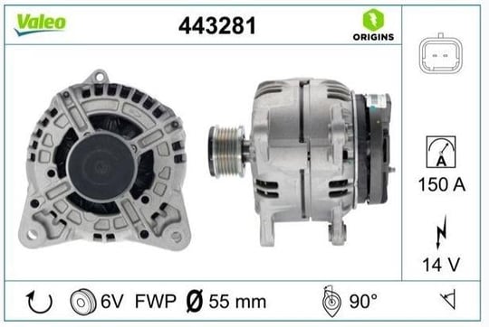 ALTERNATÖR RENAULT MEGANE- SCENİC- LOGAN