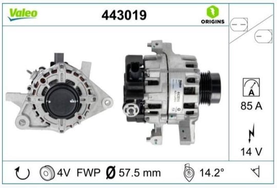 ALTERNATÖR TOYOTA YARİS III 1.5