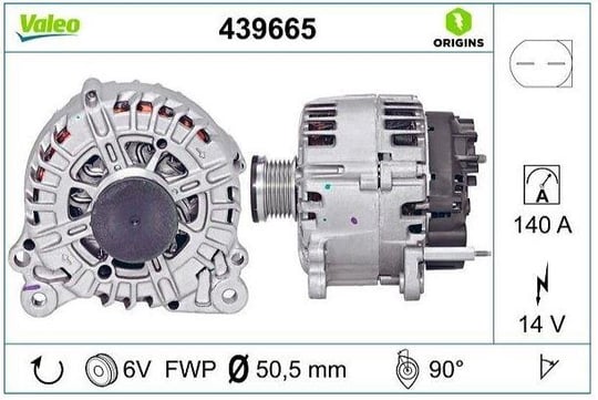 ALTERNATÖR VW GOLF 1.4TSI TG14C027