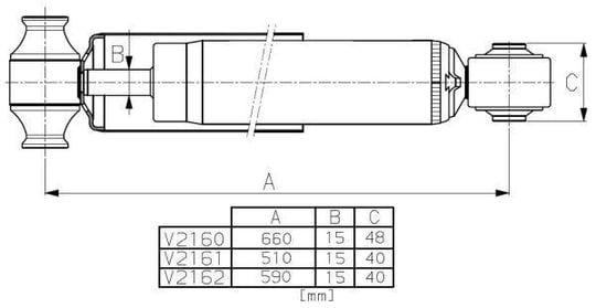 AMORTİSÖR FORD TRANSIT ARKA