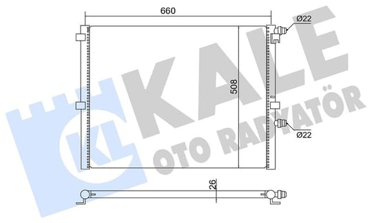ARA SOĞUTUCU RADYATÖR BMW 5 (G30 F90 G31) 6 (G32) 7 (G11 G12) 17=> 8 (G14 G15 16 F91 F92 F93) 19=> (B48 B58) (MT) [BRAZING AL/AL] [660X508X26] ARA SOĞUTUCU AL/BRZ [AL/AL] 660×508X26 550168 050126N