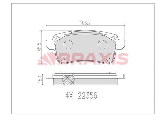 ARKA DISK BALATASI RENAULT MEGANE IV 2015> TALISMAN 2015>