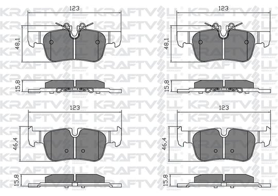 ARKA FREN BALATASI BMW F45 F48 F39 MINI F60 F54 14>