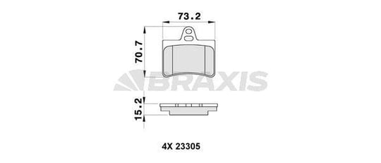 ARKA FREN BALATASI C5 1.8 16V.2.0 16V.2.0 2.2 HDI.3.0 V6 03 / 01>