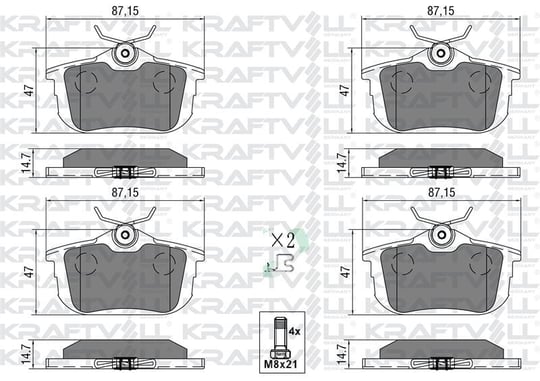 ARKA FREN BALATASI MITSUBISHI CARISMA 96-06 COLT 04-10 SPACESTAR 98-04 PERSONA WIRA 00-02 VOLVO S40