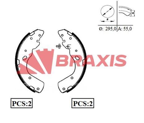 ARKA FREN BALATASI PABUC B2500 PICK UP 06>15 BT 50 FORD RANGER 06>12