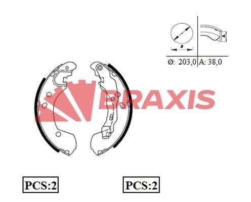 ARKA FREN BALATASI PABUC MICRA III K12 03>10 NOTE 07>10 CLIO II 04> CLIO III 05>