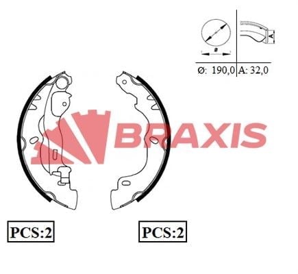 ARKA FREN BALATASI PABUC PALIO 1.4 1.6 96>