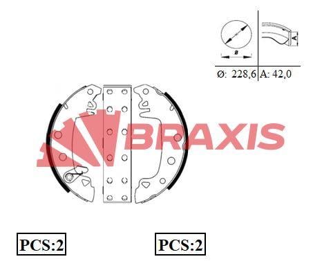ARKA FREN BALATASI PABUC R12 M131 C15 (PERCINLI+CIRCIRLI)