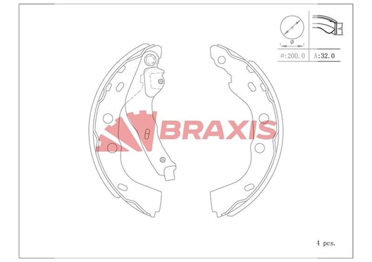 ARKA FREN BALATASI PABUC SUBARU JUSTY 95-03 SWIFT 90-00