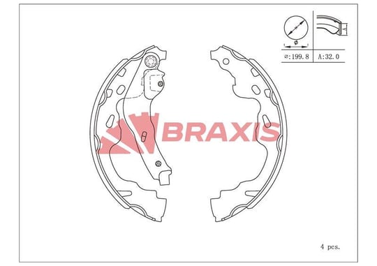 ARKA FREN BALATASI PABUC TOYOTA VERSO 04-09 YARIS 03-05 SPLASH 08-> SUZUKI SWIFT III 06-> CITROEN C1 04-> AGILA 10-> PEUGEOT 107 05-> 108 14-> RITZ 09-> IRIZ 14->