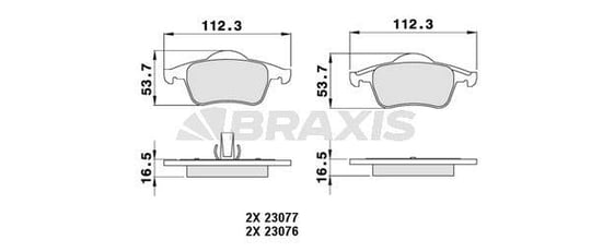 ARKA FREN BALATASI S60 00>10 S70 97>00 S80 98> V70 97>07 XC70 00>