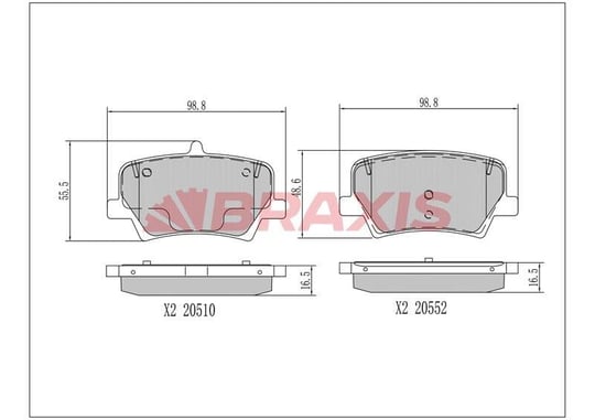 ARKA FREN BALATASI VOLVO XC40 17 >