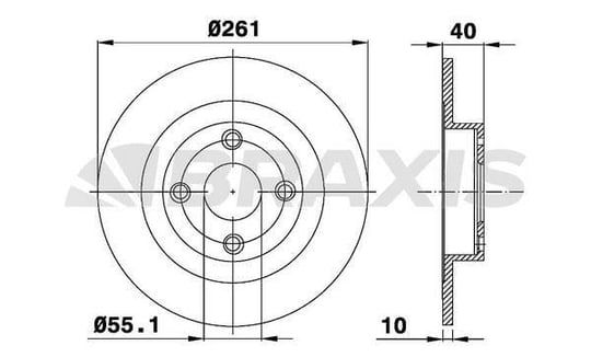 ARKA FREN DISK AYNASI 323 S VI BJ 1.4 16V / 1.4 / 16 09 / 98 10 / 03 323 F VI BJ 1.4 / 1.6 / 2.0 TD / 2.0 / 1.4 16V