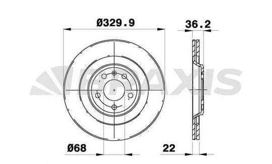 ARKA FREN DISK AYNASI AUDI A4 A5 A6 A7 A8 Q5 PORSCHE MACAN 08>