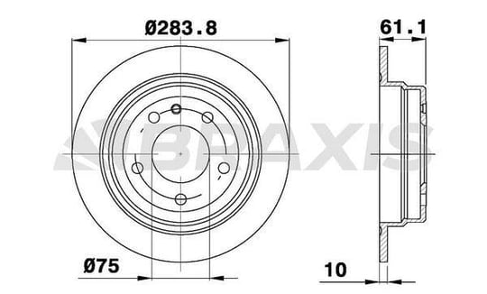 ARKA FREN DISK AYNASI BMW SERIE 3 1.8I