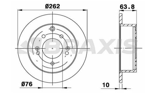 ARKA FREN DISK AYNASI CERATO II 1.6 1.6 CVVT 2.0 2.0 MPI 09=> SHUMA COUPE 1.6 TGDI 2.0 14=>
