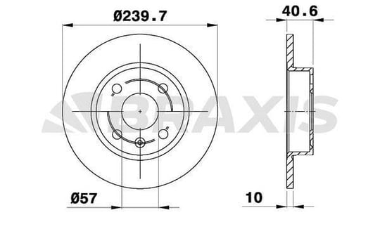 ARKA FREN DISK AYNASI CORSA C 1.4 1.8 03> CORSA C 1.4 1.8 00>03 TIGRA TWINTOP 1.8 04>