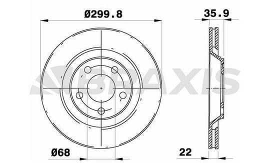 ARKA FREN DISK AYNASI HAVALI A4 2.0 TFSI / 3.0 TDI S4 QUATTRO 04 08 A4 S4 QUATTRO 03 04