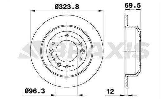 ARKA FREN DISK AYNASI KIA CARNIVAL SEDONA 2.7CVVT