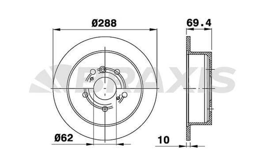 ARKA FREN DISK AYNASI LEXUS RX 300 350 400H