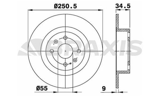 ARKA FREN DISK AYNASI MAZDA 323 MX3 MX5 1.8I