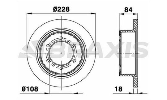 ARKA FREN DISK AYNASI MITSUBISHI CHALLENGER MONTERO