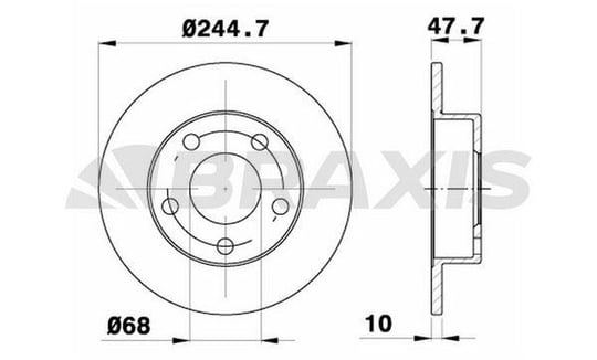 ARKA FREN DISK AYNASI PASSAT 1.8 20V 1.9TDI 2.5TDI 2.3 VR5 2.8 30V 97>
