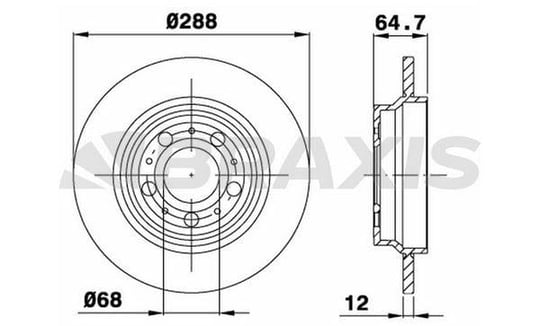 ARKA FREN DISK AYNASI S80 2.8T6.2.9.2.0.2.0T.2.4 05.98 S60 2.4.2.4T.2.4D5.2.0T.2.4T AWD 11.00 XC 7