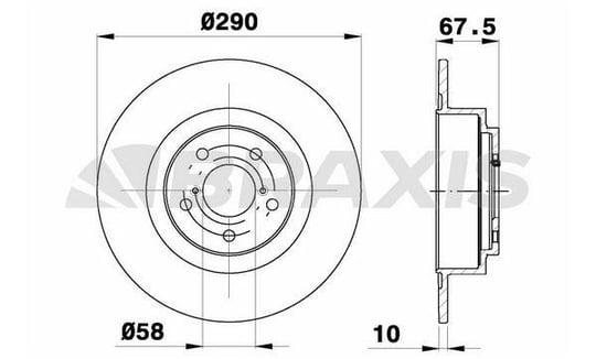 ARKA FREN DISK AYNASI SUBARU LEGACY 3 2.0I