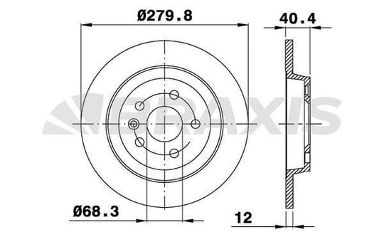 ARKA FREN DISK AYNASI TRANSPORTER T4 2.4 / 2.5 96>03