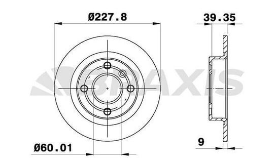 ARKA FREN DISK AYNASI VOLVO 440 460 480 1.6I 1.7