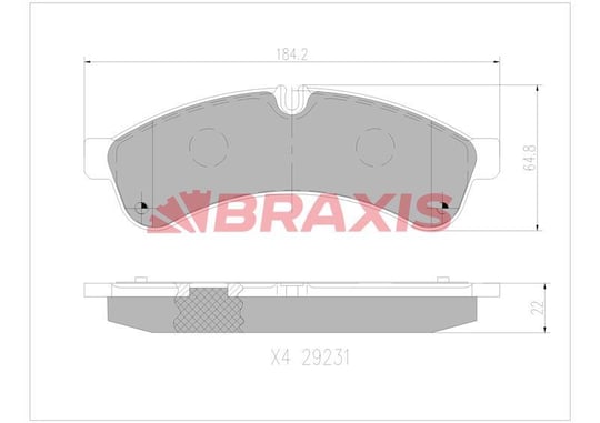 ARKA FREN DISK BALATA DAILY 2,3 3,0 06> OTOKAR MAGIRUS YM
