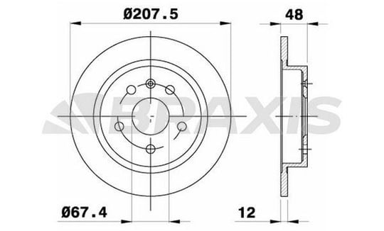 ARKA FREN DISKI 16 INCH INSIGNIA A 1,4 1,6 1,8 2,0 08 >