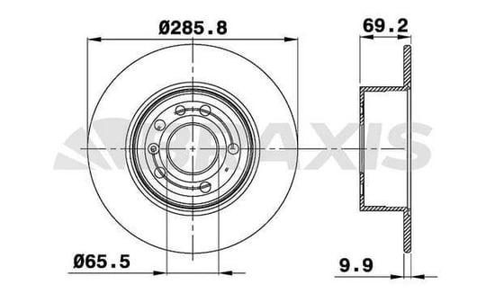 ARKA FREN DISKI (5 BIJON) VECTRA B 2.0I 16V 2.5I V6 95>