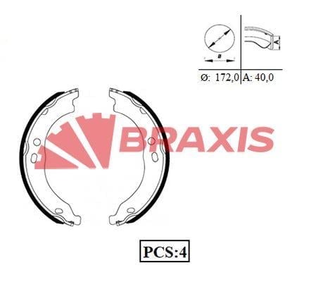 ARKA FREN PABUCLU BALATA DUCATO III JUMPER III BOXER III 06> OLCU: (42×172) (KIT)
