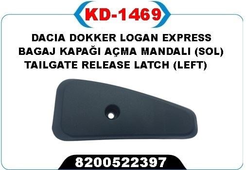 BAGAJ AÇMA MANDALI SAĞ DOKKER LOGAN EKSPRESS