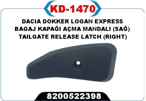 BAGAJ AÇMA MANDALI SOL DOKKER LOGAN EKSPRESS