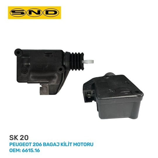 BAGAJ KİLİT MOTORU PEUGEOT 206 OEM: 6615.16