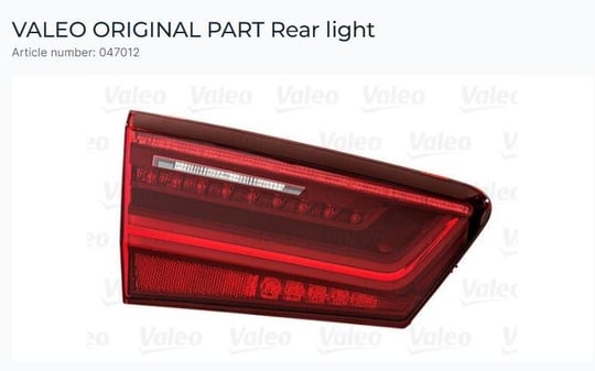 BAGAJ STOP SOL AUDI A6 LED BOYALI