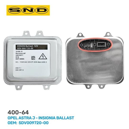 BALAST OPEL ASTRA J INSIGNIA OEM: 5DV009720 00