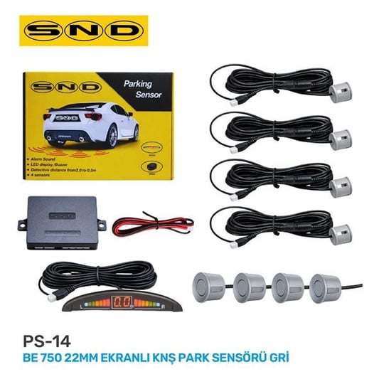 BE 750 22MM EKRANLI KNŞ PARK SENSÖRÜ GRİ