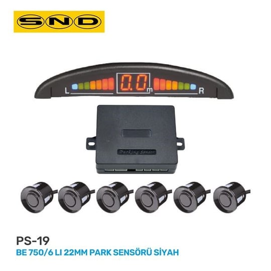 BE 750 6 LI 22MM PARK SENSÖRÜ SİYAH