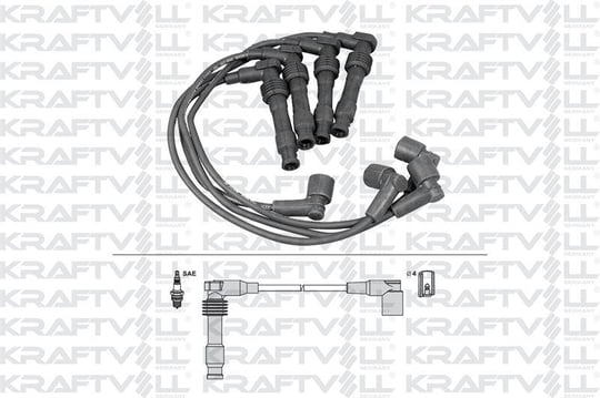 BUJI KABLO TAKIMI VECTRA B VECTRA B ASTRA F 1,8 / 2,0 16V 92>00 (SILIKON KABLO)