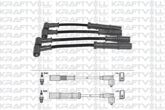 BUJI KABLOSU ALBEA-PALIO 1,4 8V 03-->DOBLO 1,4 8V 05> LINEA 1,4 8V 07--> (SILIKON KABLO)