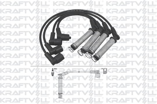 BUJI KABLOSU ASTRA F 1,4/1,6 8V - CORSA B 1,2/1,4 8V - VECTRA A 1,6 8V (SILIKON KABLO)
